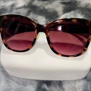 Michael Kors Tortoise Sunglasses with Pink Lenses